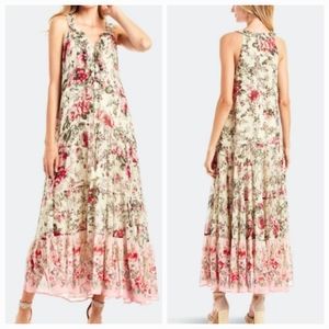Secret Mission EMMELINE romantic floral print chiffon dress Sz M NWT